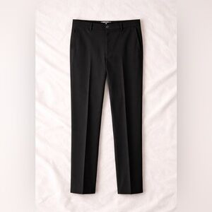 Ralph Lauren Men’s Black Flat-Front Dress Pants | 36W 34L Old Money Work Office